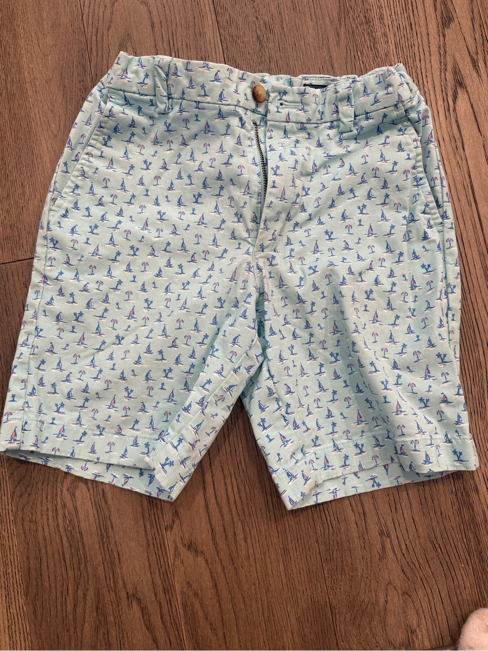 Vineyard Vines Light Mint Patterned Casual Shorts. boys size 8